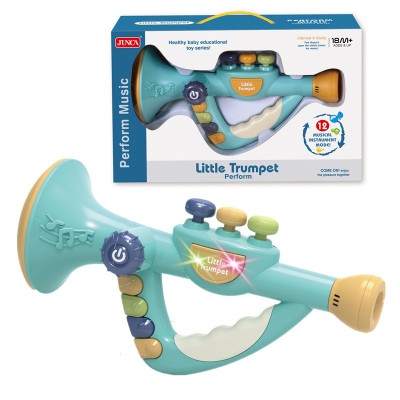 Kids Musical Instruments Electronic Toy Trumpet With Macaron Colour