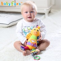 baby animal  duck  with music and  teether plush toy cute design