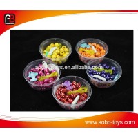 Kids colorful funny plastic bead set for diy play