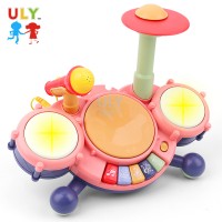 Kids Intelligent Toy Musical Drum Toy Piano Toy Plastic Kids Multi-function Electronic Organ keyboard Piano With Microphone